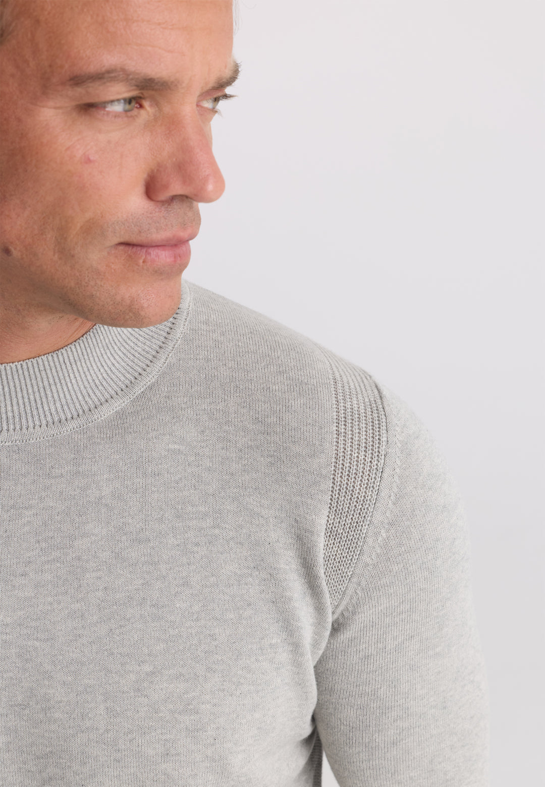 Men’s Half-Turtleneck Cotton Pullover