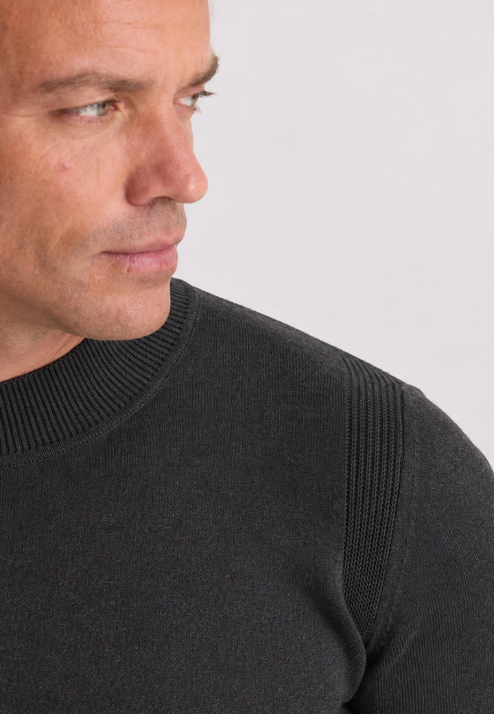 Men’s Half-Turtleneck Cotton Pullover