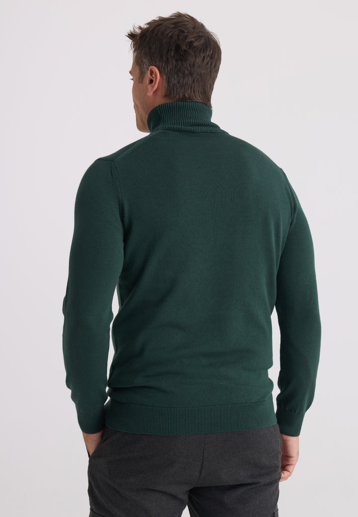 Men’s Cotton Turtleneck Pullover