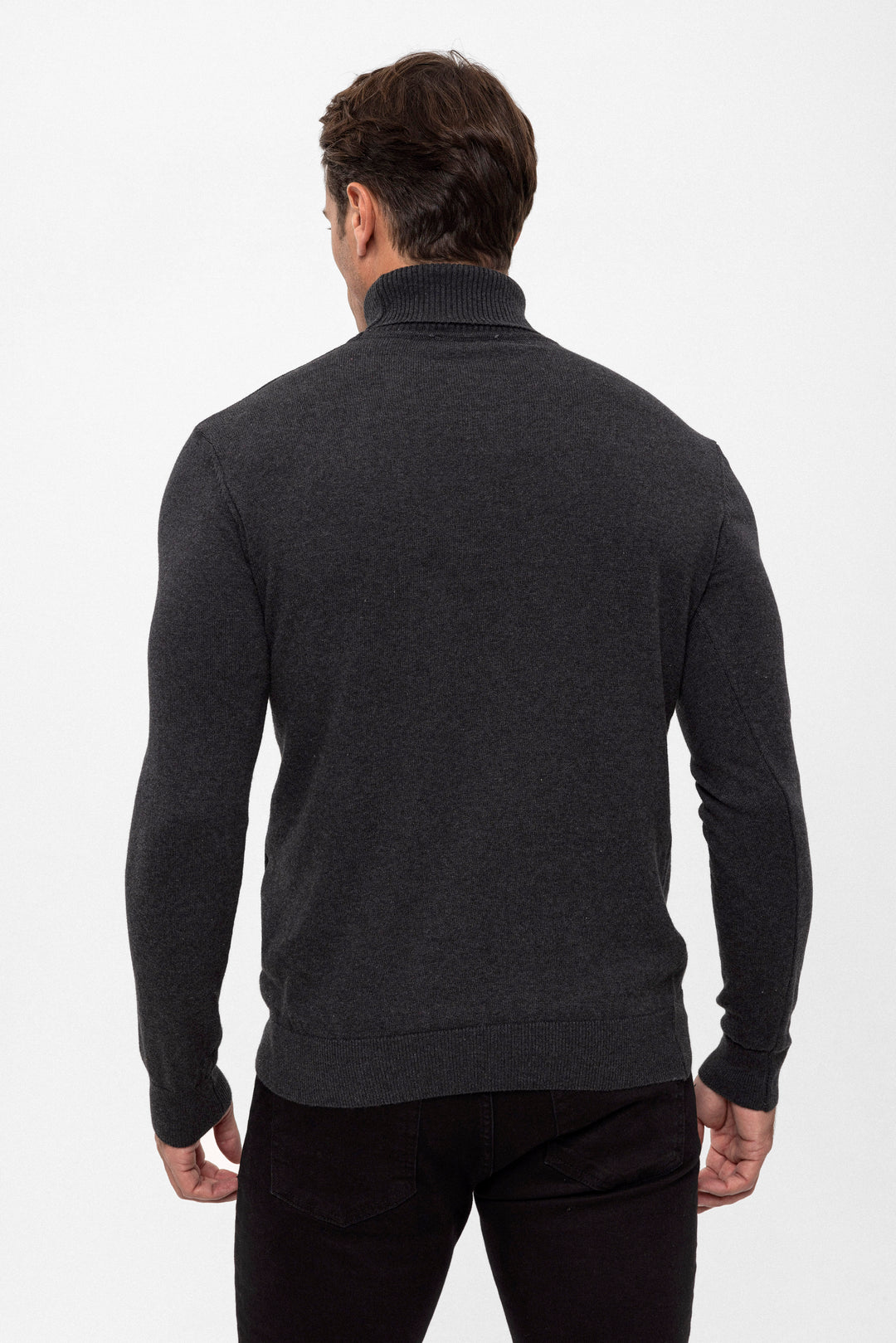 Men’s Cotton Turtleneck Pullover