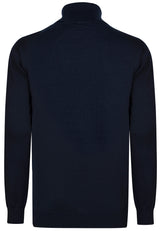 2-pack katoenen herencoltruien – donkerblauw