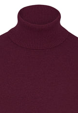 2-pack katoenen herencoltruien – bordeaux