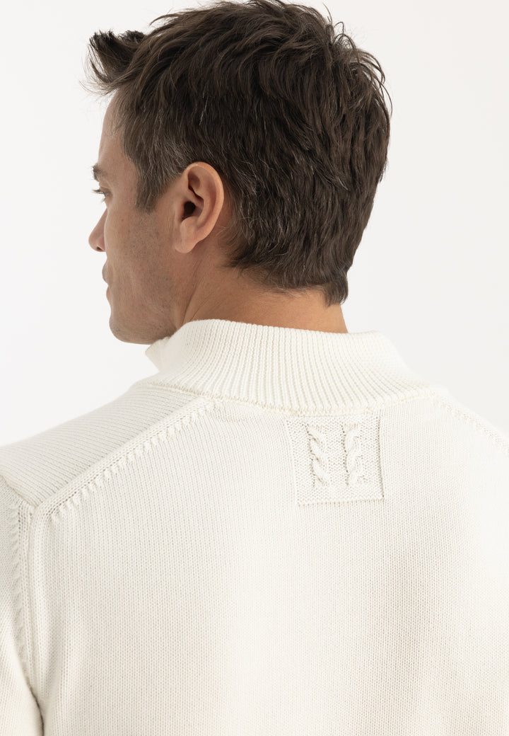 Men’s High Neck Cotton Pullover