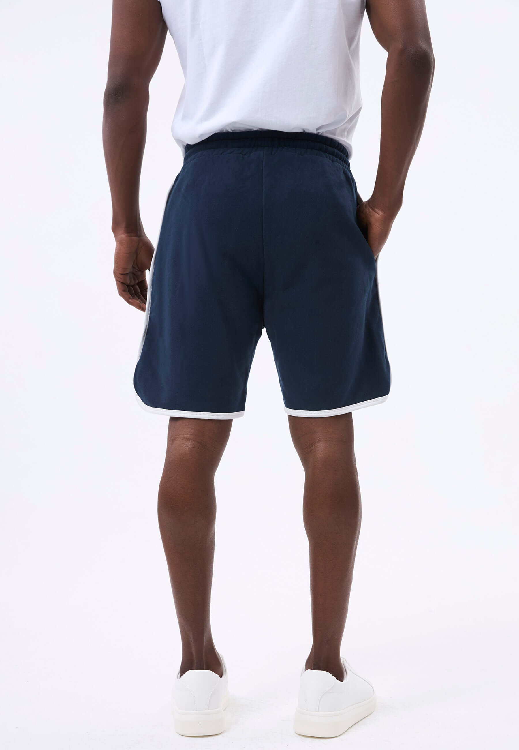 Navy-Ecru