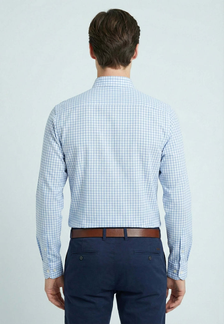 Men Plaid Long Sleeve Shirt