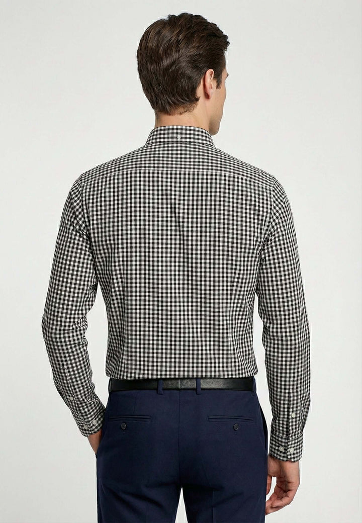 Men Plaid Long Sleeve Shirt