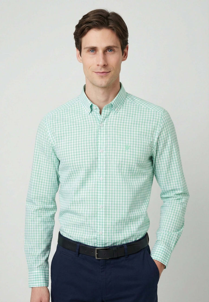 Men Plaid Long Sleeve Shirt