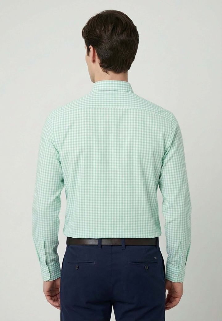 Men Plaid Long Sleeve Shirt