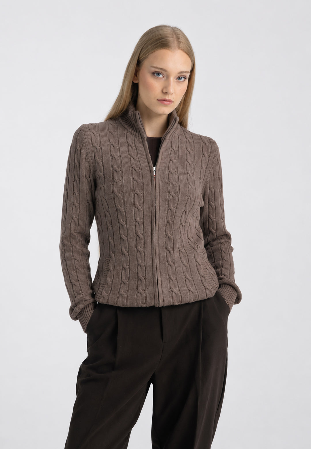 Women’s Cable Knit Cardigan