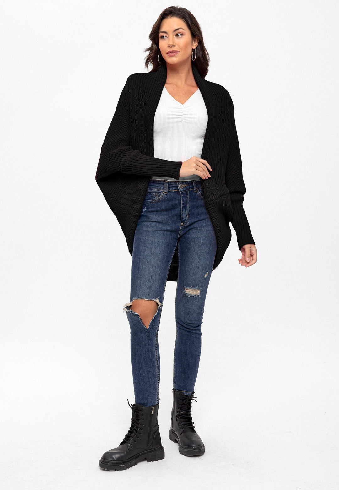Women’s Batwing-Sleeve Cardigan