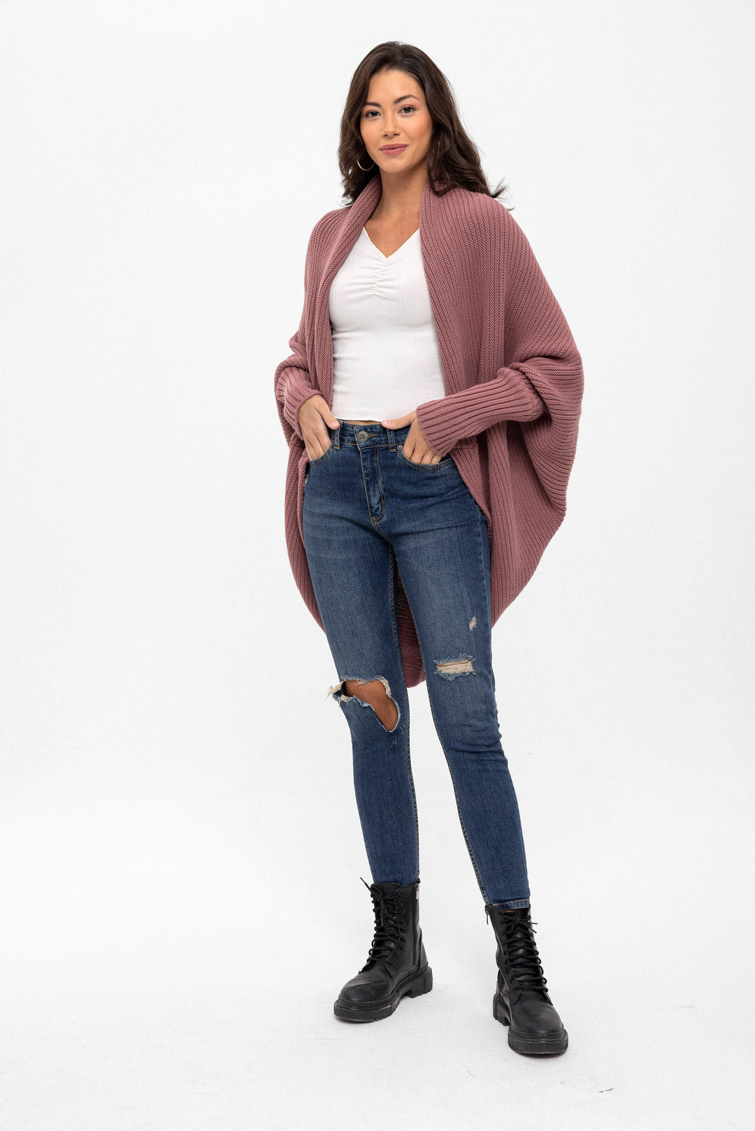 Women’s Batwing-Sleeve Cardigan