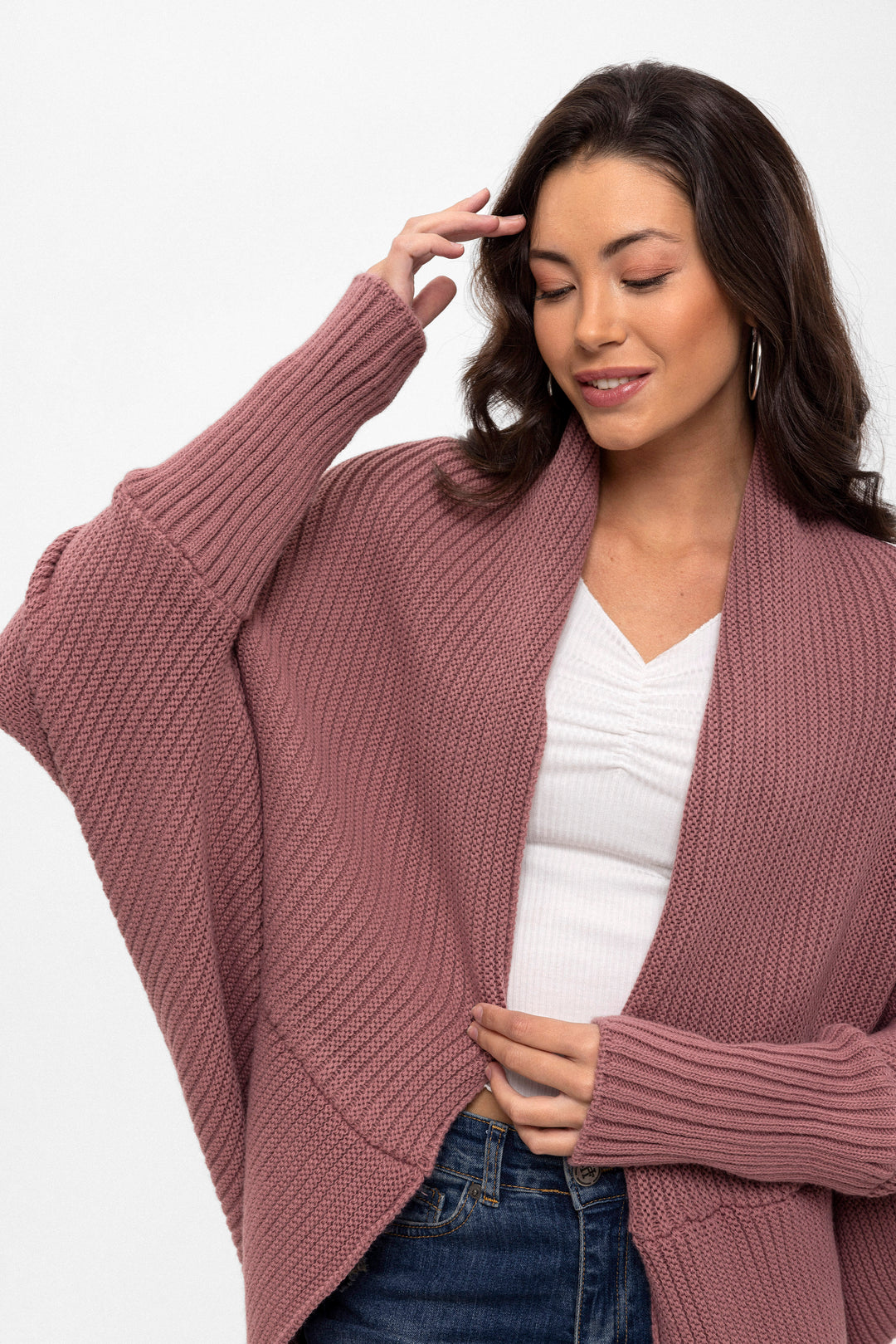 Women’s Batwing-Sleeve Cardigan