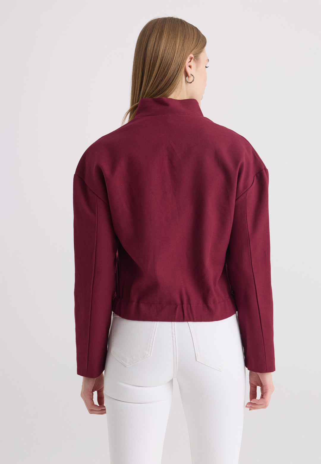 Women’s Cotton-Linen Zip Jacket