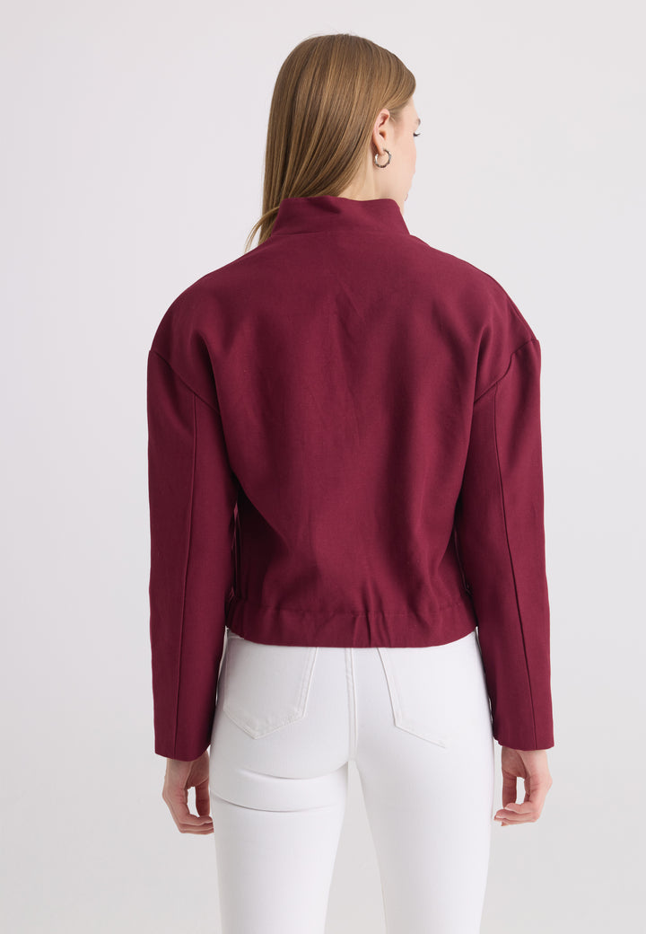 Women’s Cotton-Linen Zip Jacket
