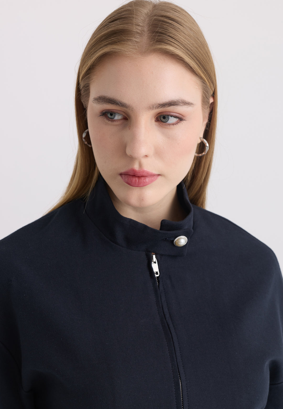 Women’s Cotton-Linen Zip Jacket
