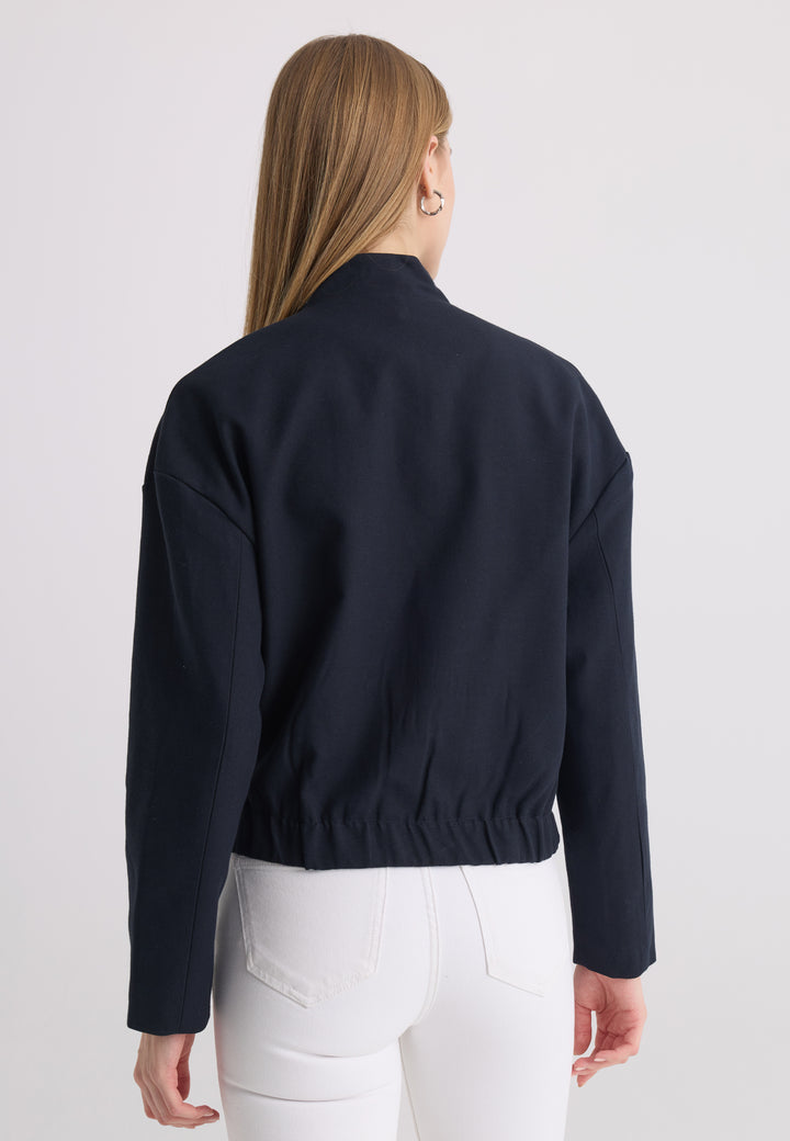 Women’s Cotton-Linen Zip Jacket