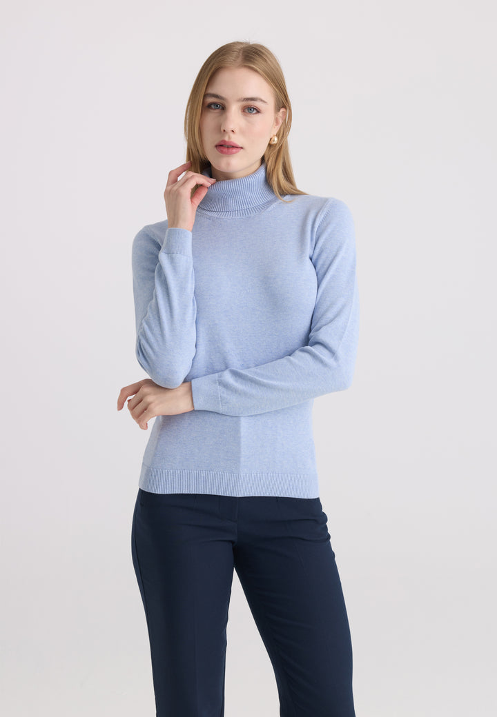 Women’s Cotton Turtleneck Pullover