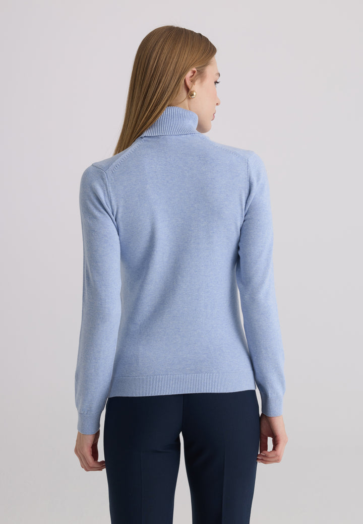 Women’s Cotton Turtleneck Pullover