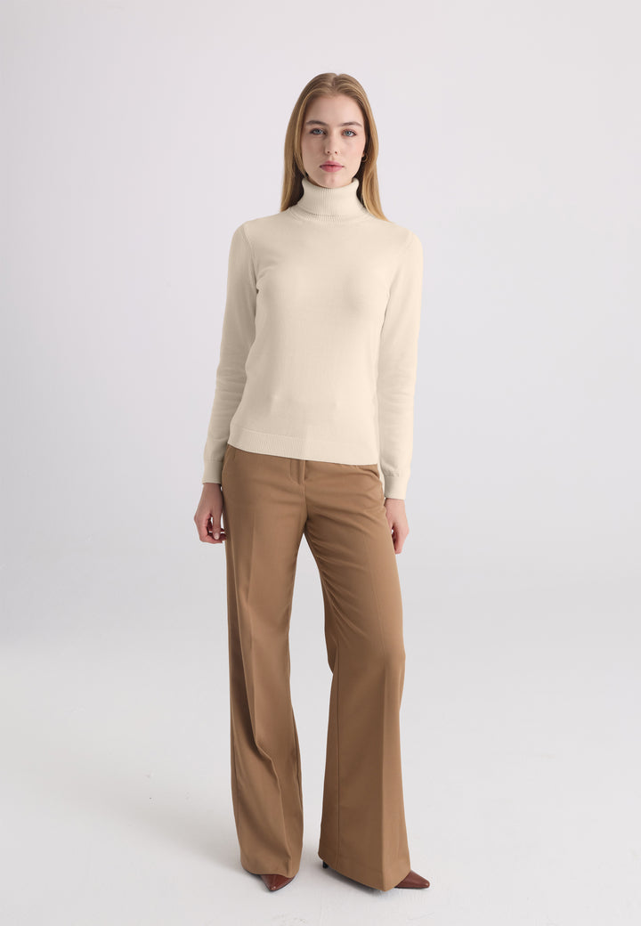 Women’s Cotton Turtleneck Pullover