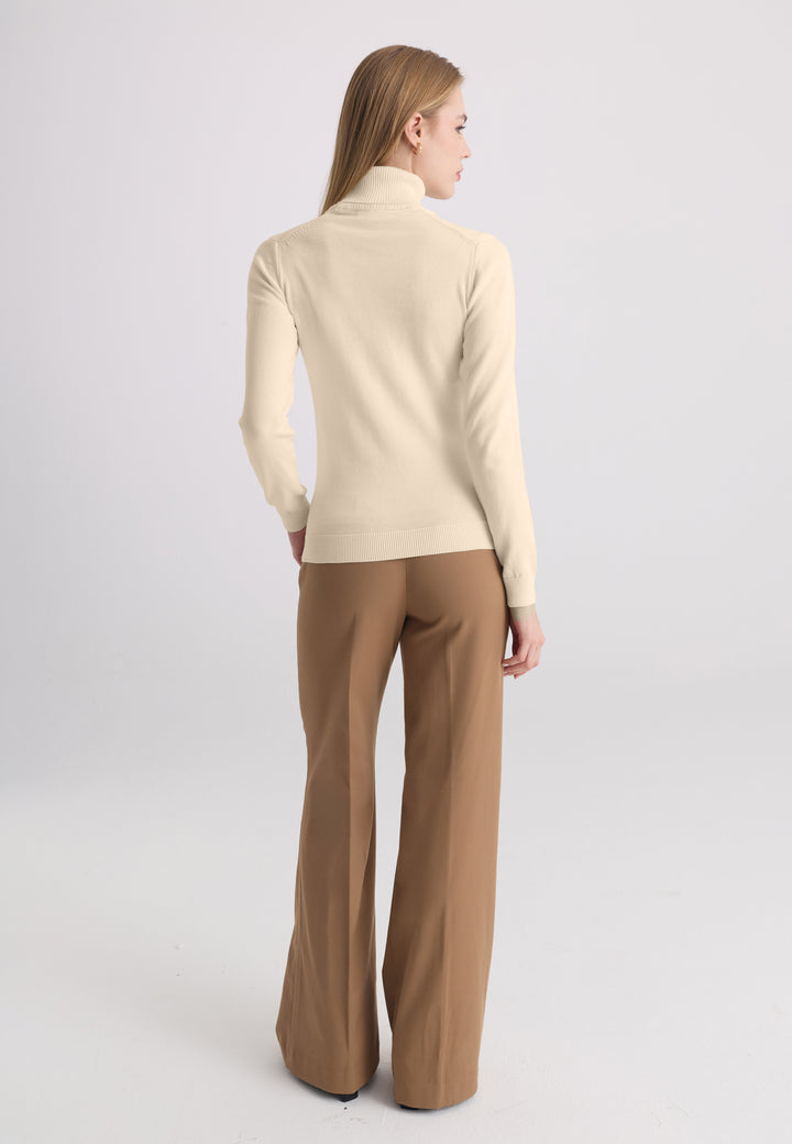 Women’s Cotton Turtleneck Pullover