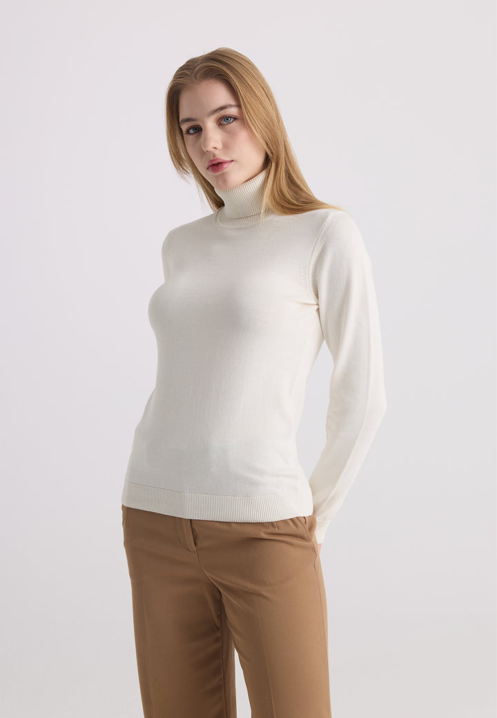 Women’s Cotton Turtleneck Pullover