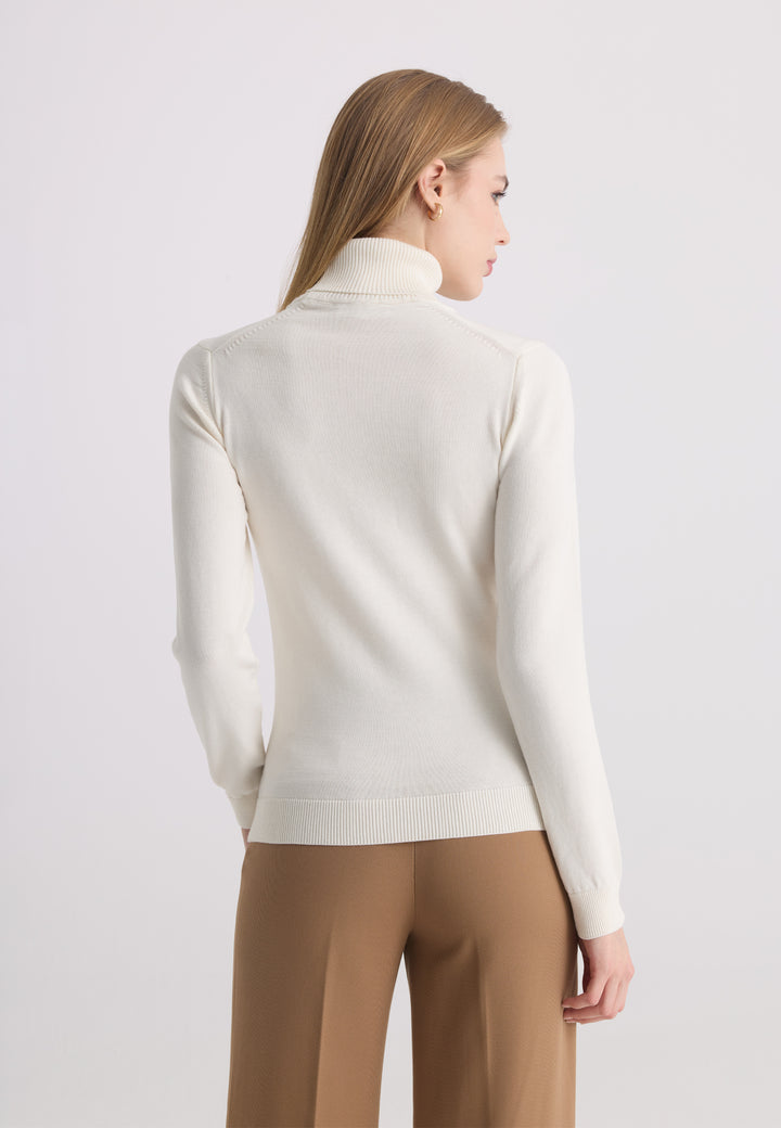 Women’s Cotton Turtleneck Pullover