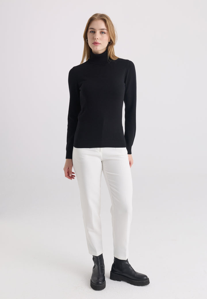 Women’s Cotton Turtleneck Pullover