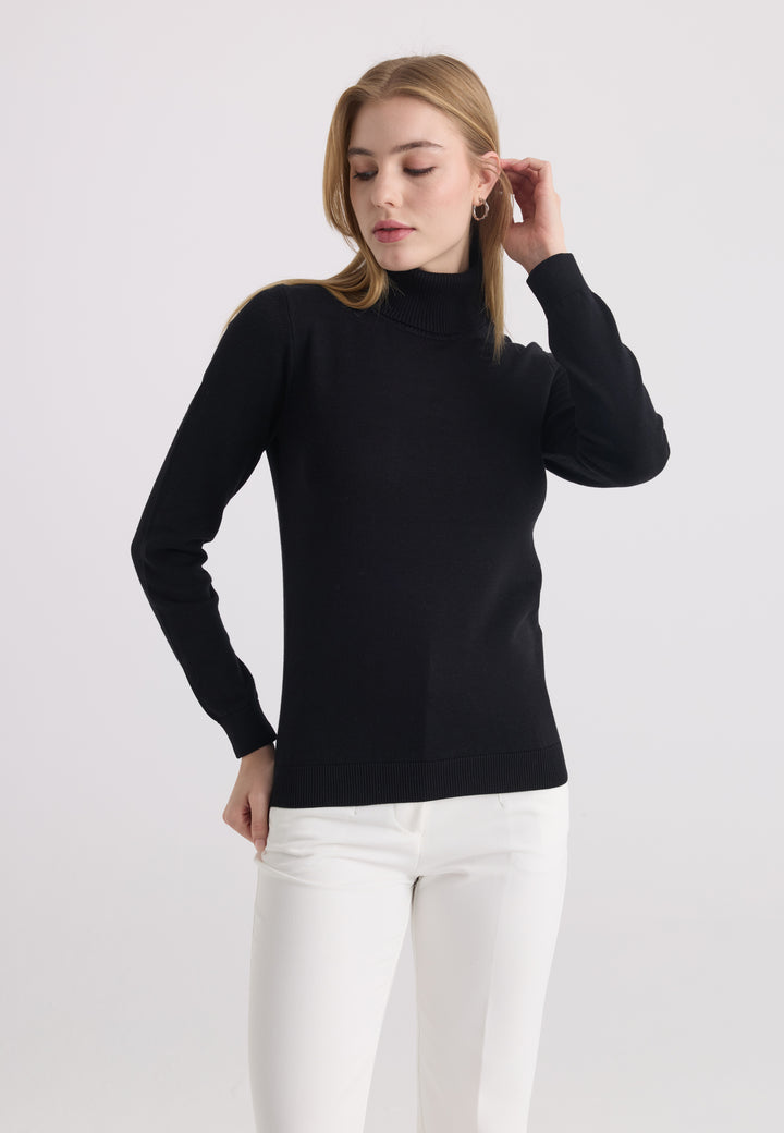 Women’s Cotton Turtleneck Pullover