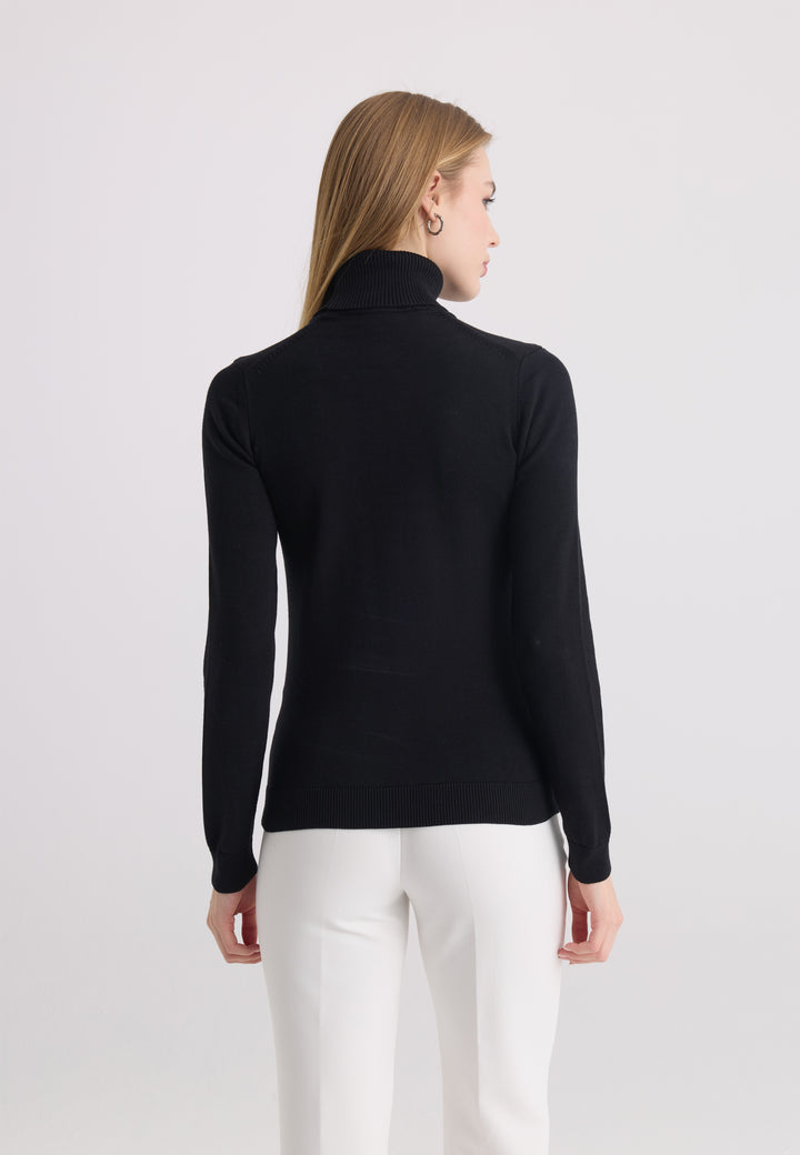 Women’s Cotton Turtleneck Pullover