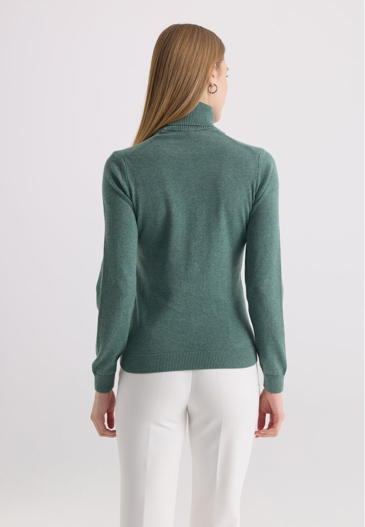 Women’s Cotton Turtleneck Pullover