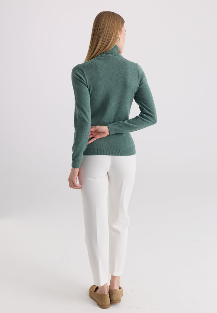 Women’s Cotton Turtleneck Pullover