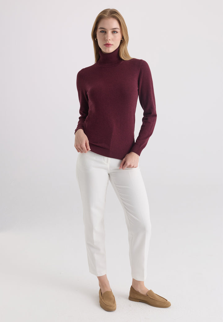 Women’s Cotton Turtleneck Pullover