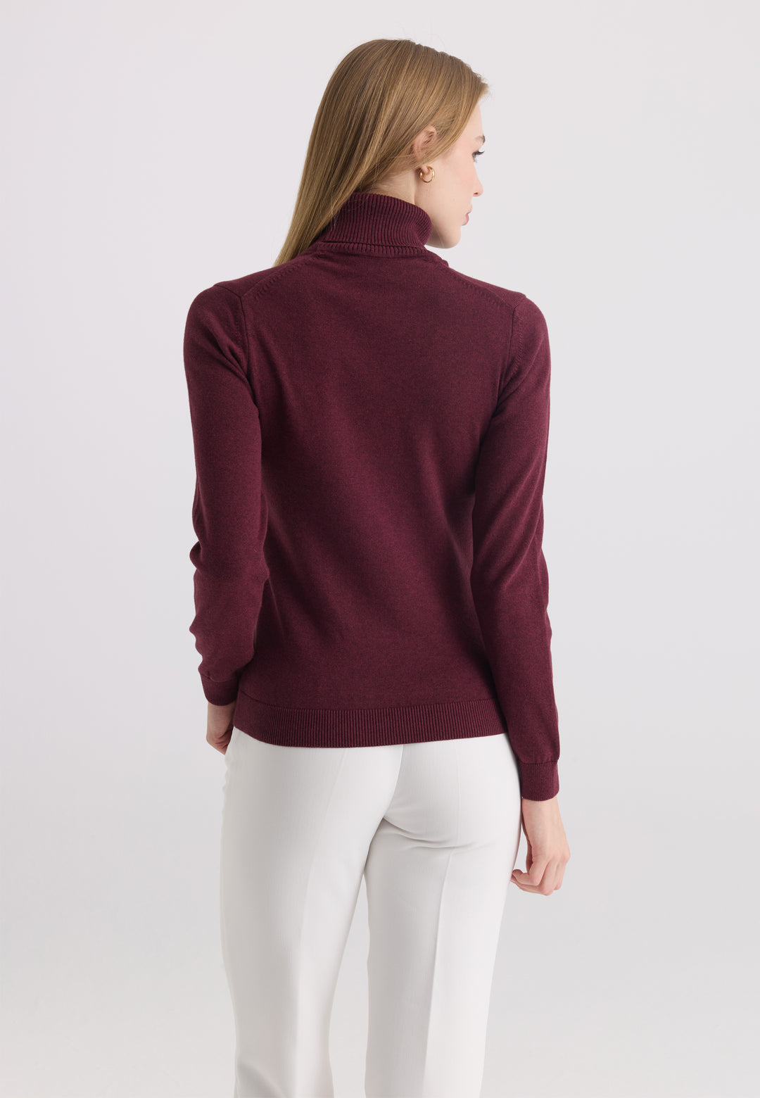 Women’s Cotton Turtleneck Pullover