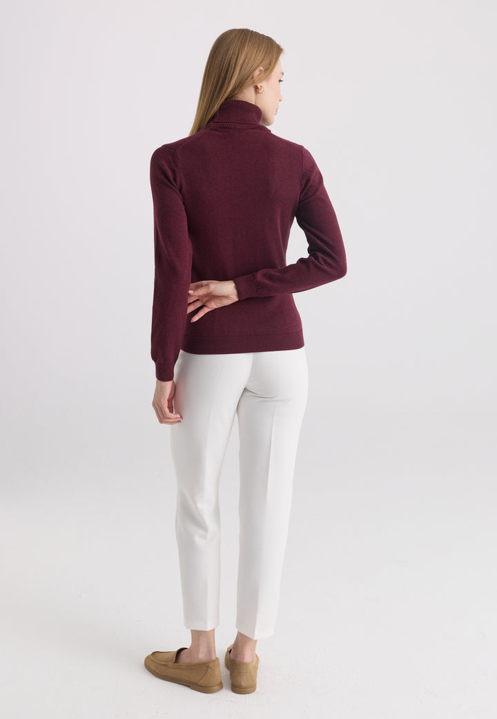 Women’s Cotton Turtleneck Pullover
