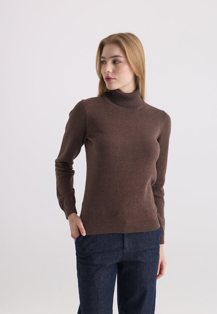 Women’s Cotton Turtleneck Pullover