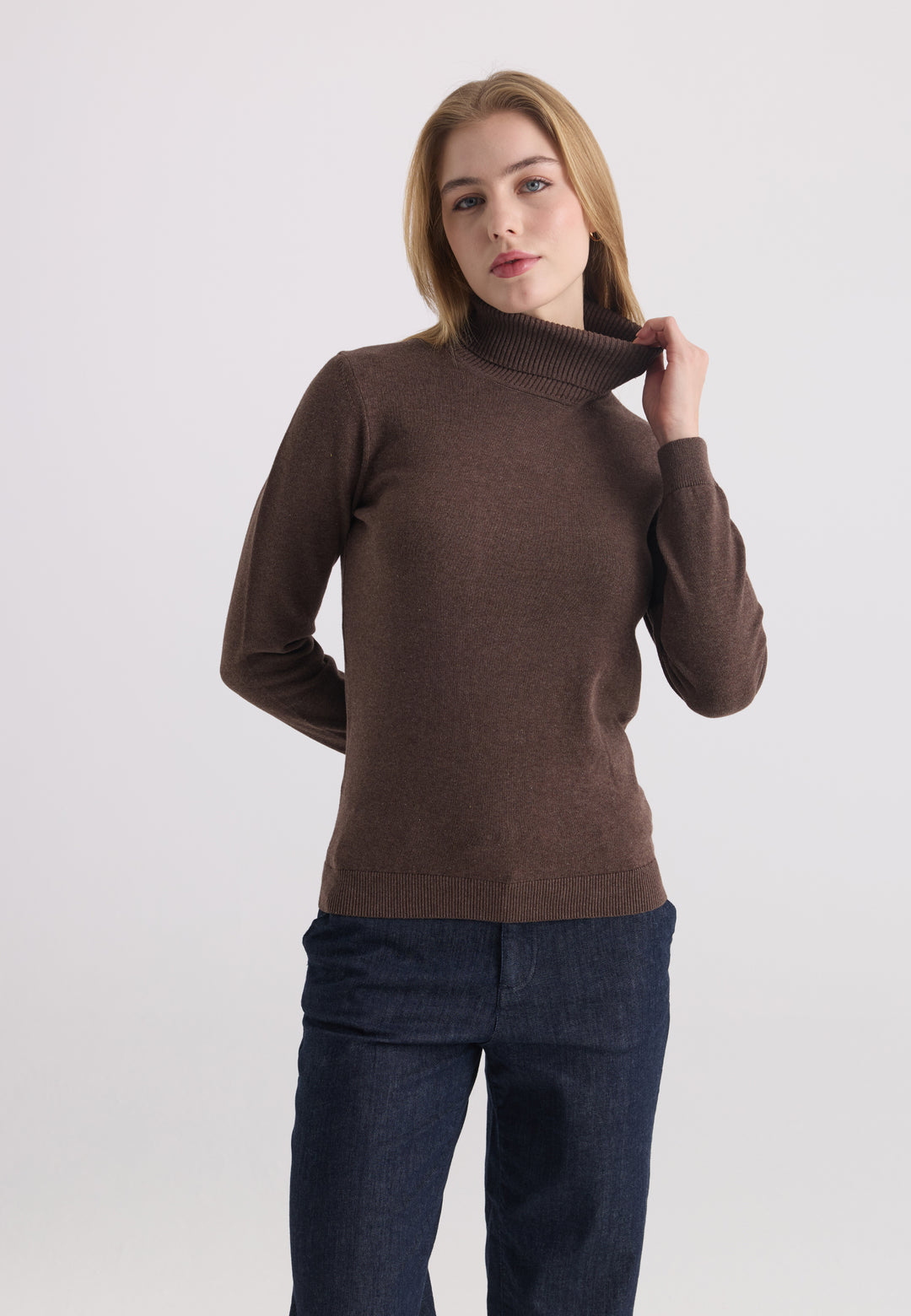 Women’s Cotton Turtleneck Pullover