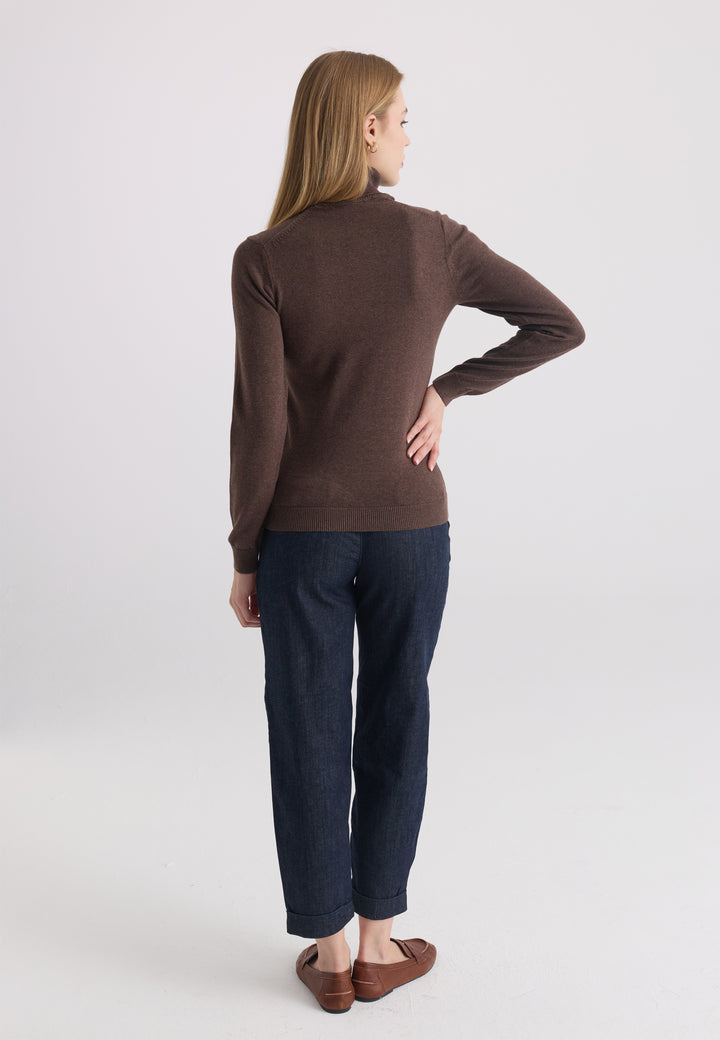 Women’s Cotton Turtleneck Pullover