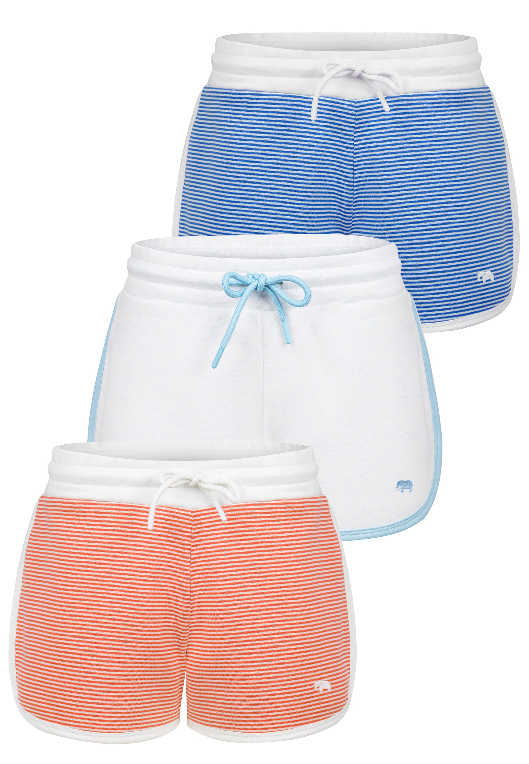 Blue-Orange-Ecru