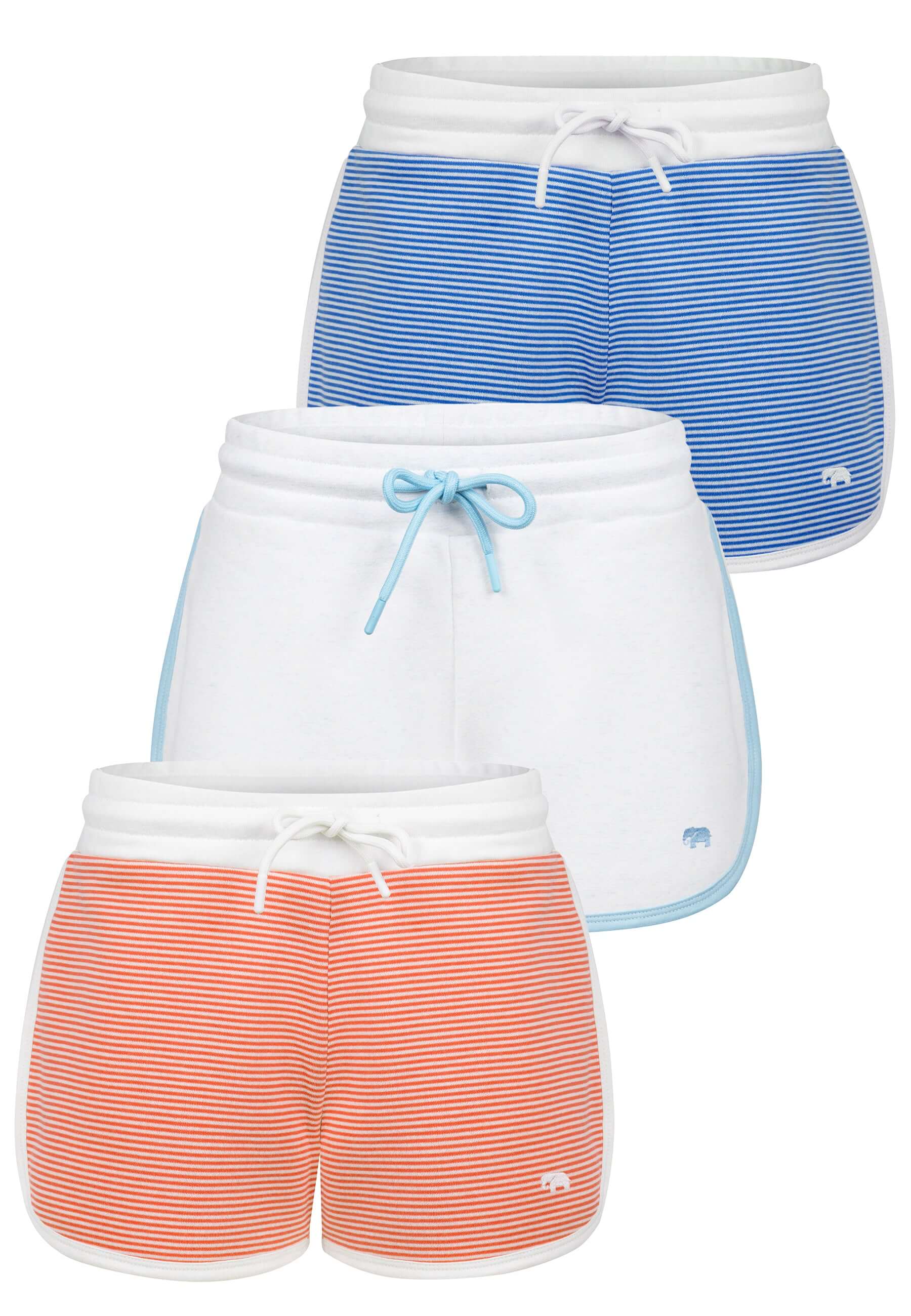 Blue-Orange-Ecru