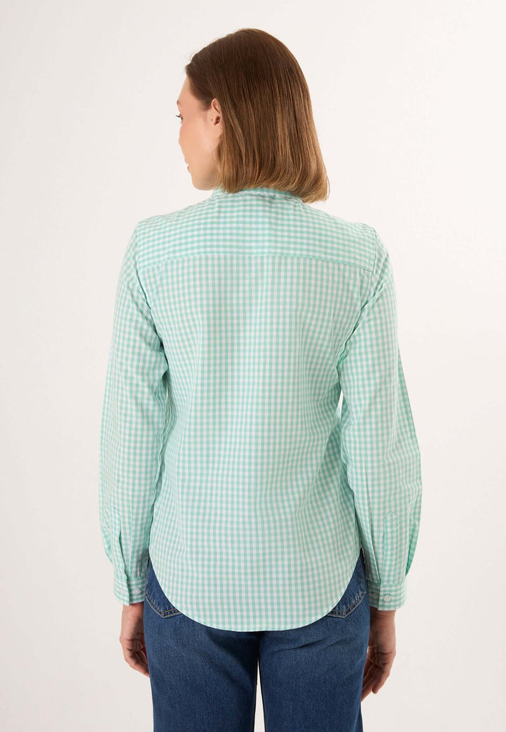 Women Plaid Long Sleeve Shirt