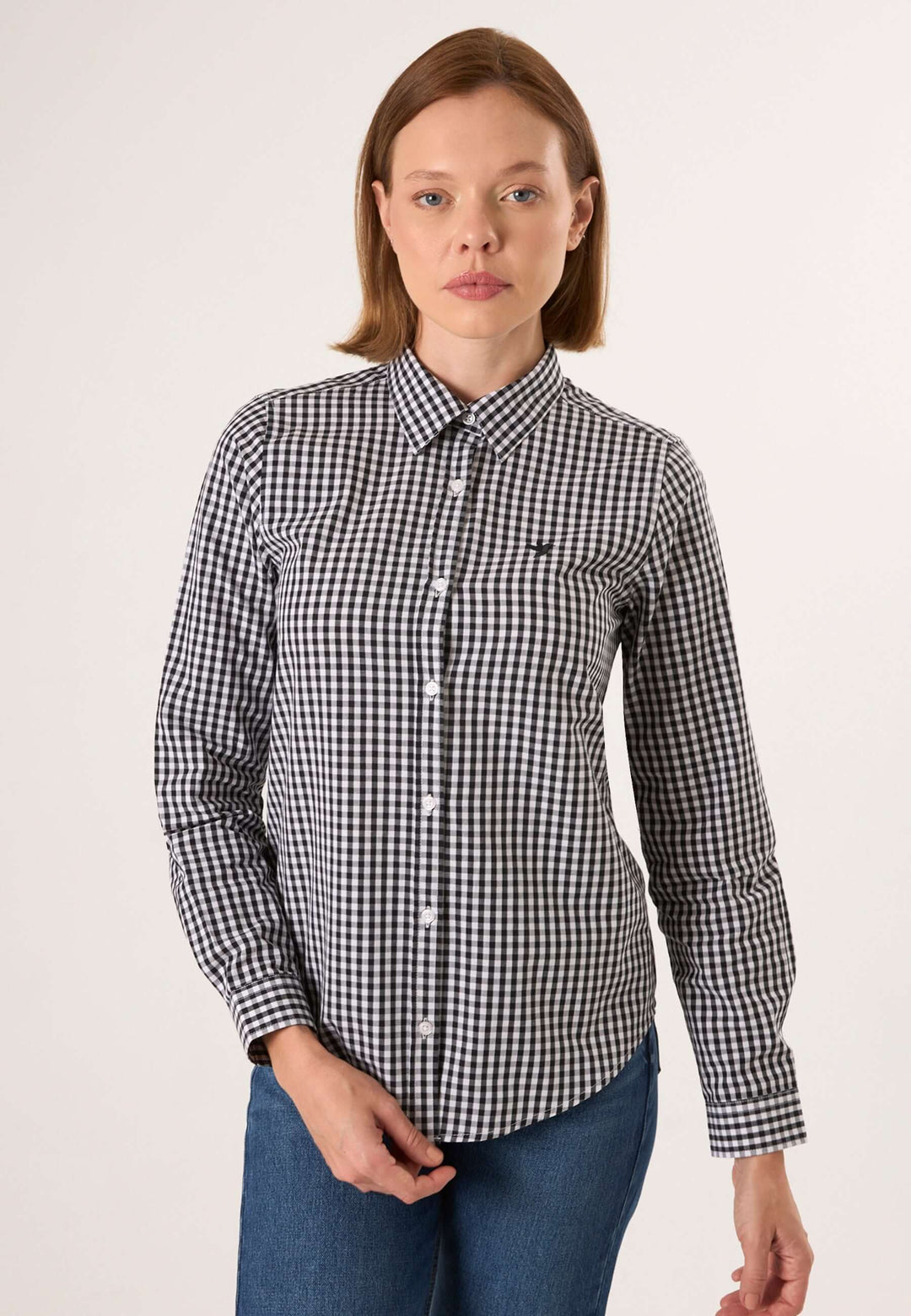 Women Plaid Long Sleeve Shirt
