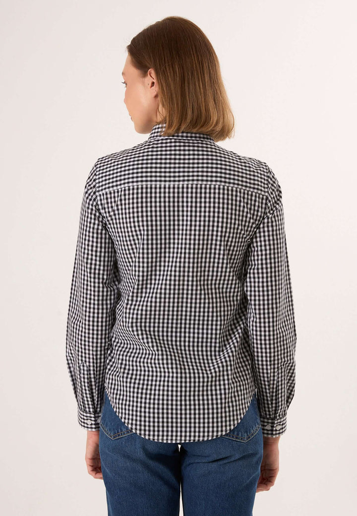 Women Plaid Long Sleeve Shirt