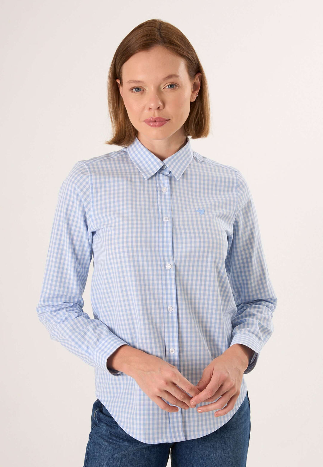 Women Plaid Long Sleeve Shirt