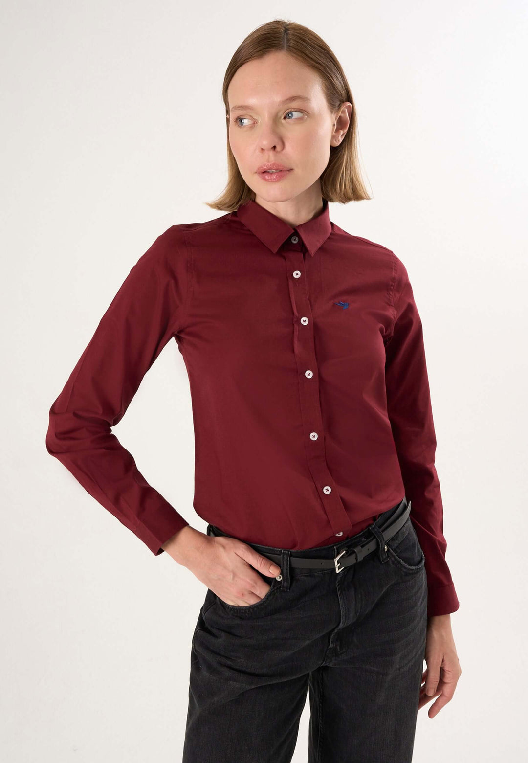 Men Basic Long Sleeve Shirt