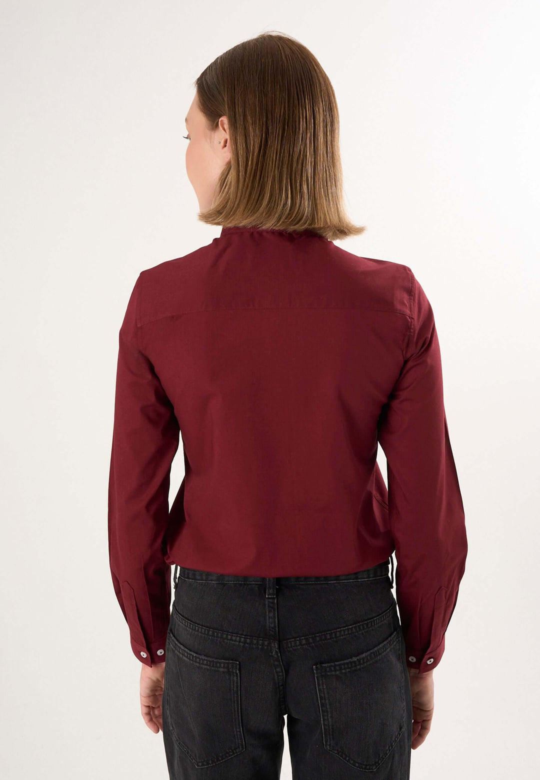 Men Basic Long Sleeve Shirt