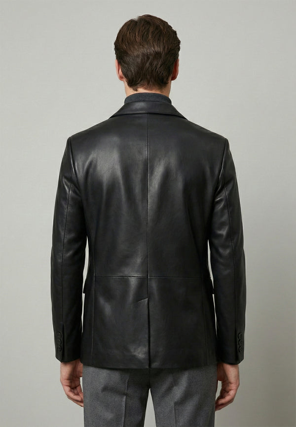 Blazer Leather Jacket Sport Style
