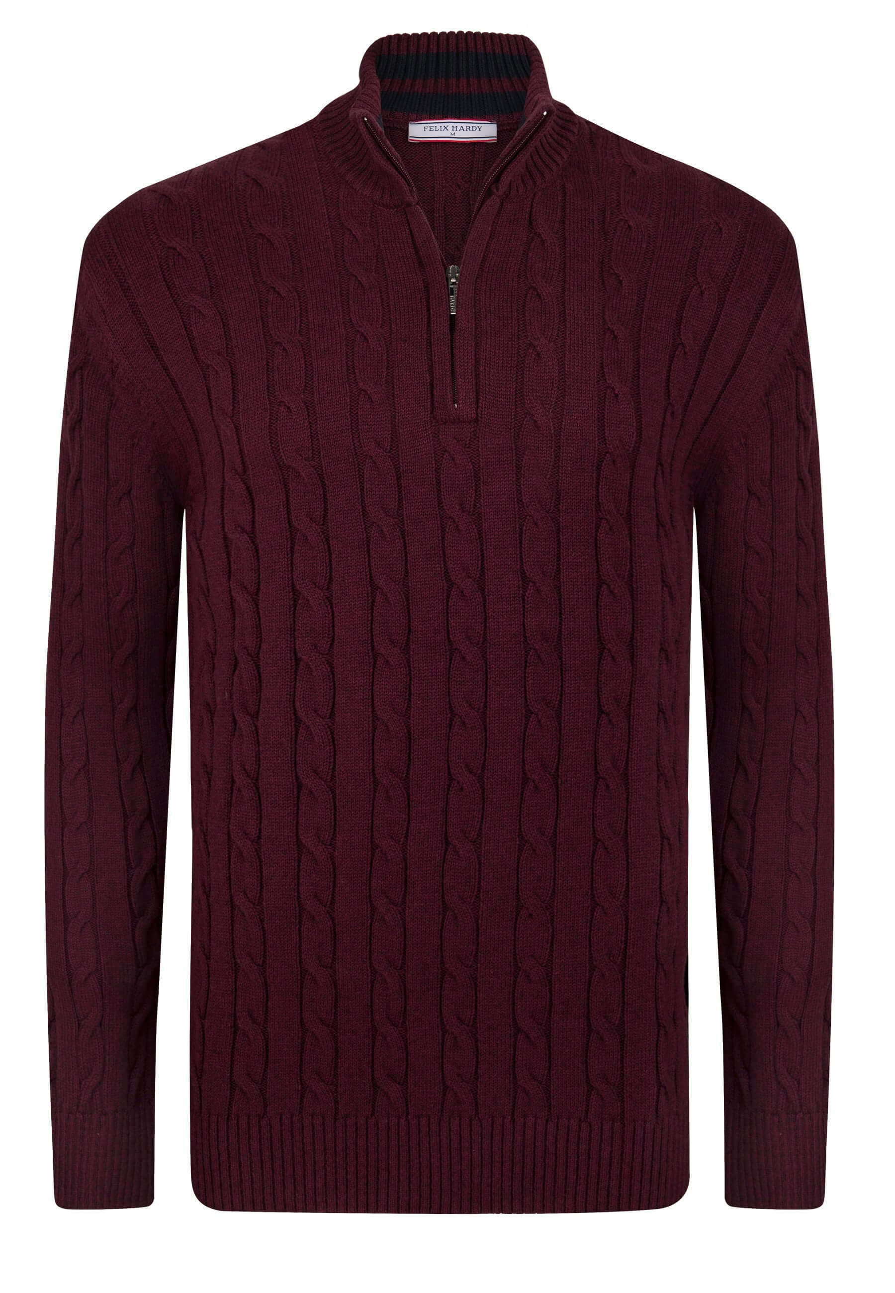 大幅値下げ！　ENFOLD RIB×CABLE LAYERED PULLOVER Rib Knit Griffin Quarter Zip Sweater – Addison Bay®