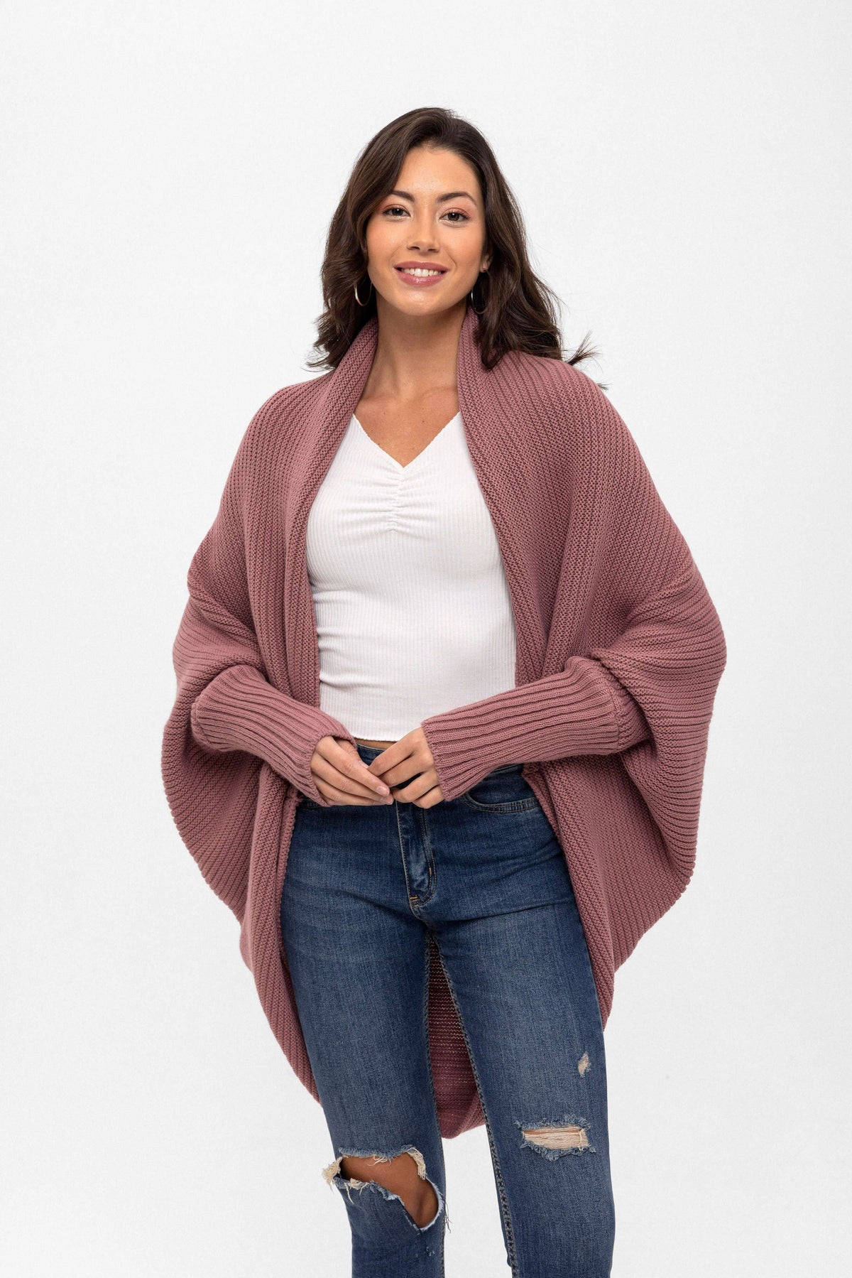 Oversized Batwing Cardigan | Modern Knitwear – Felix Hardy