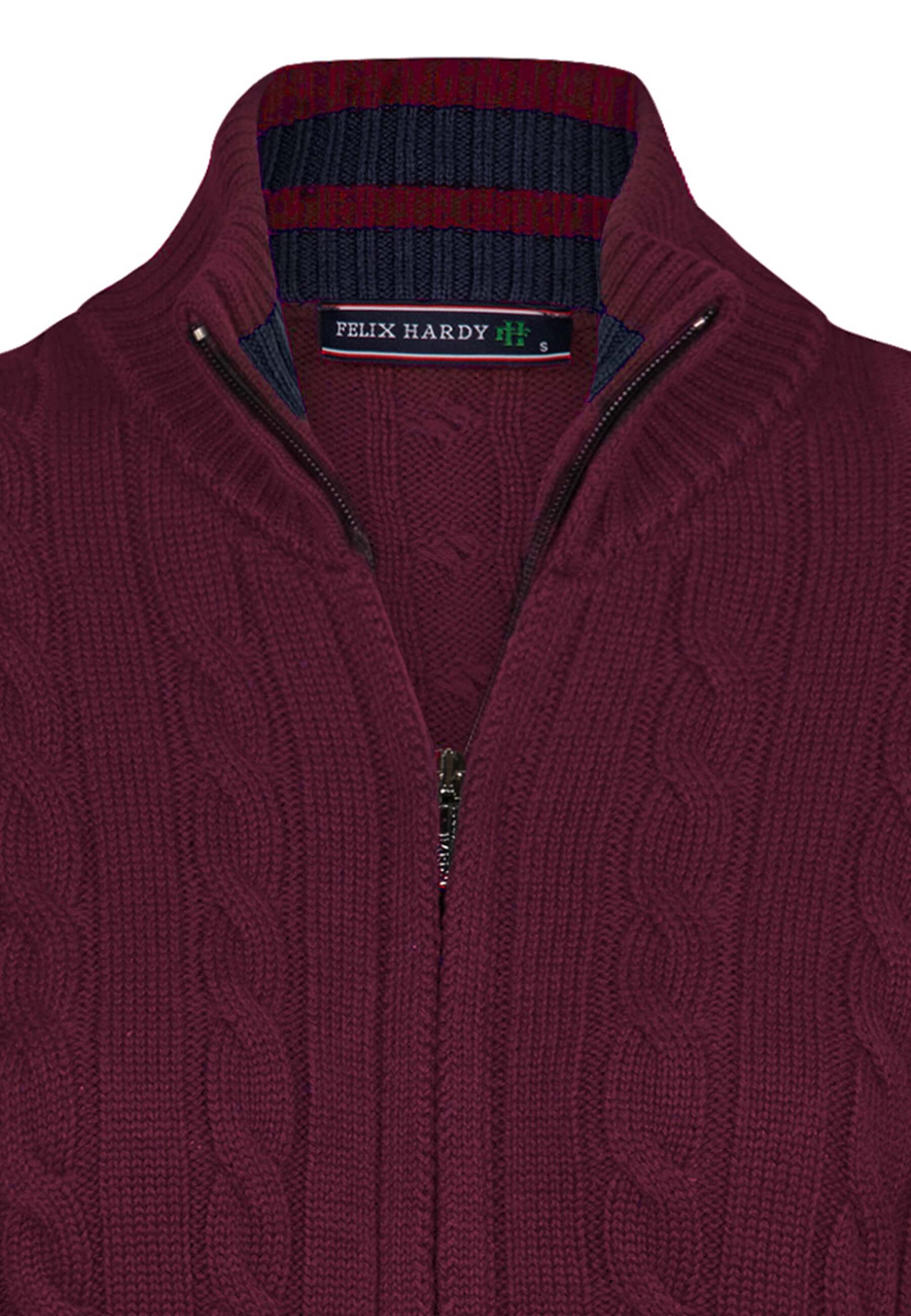 Cable Knit Full Zipper Long Sleeve Cardigan – Felix Hardy