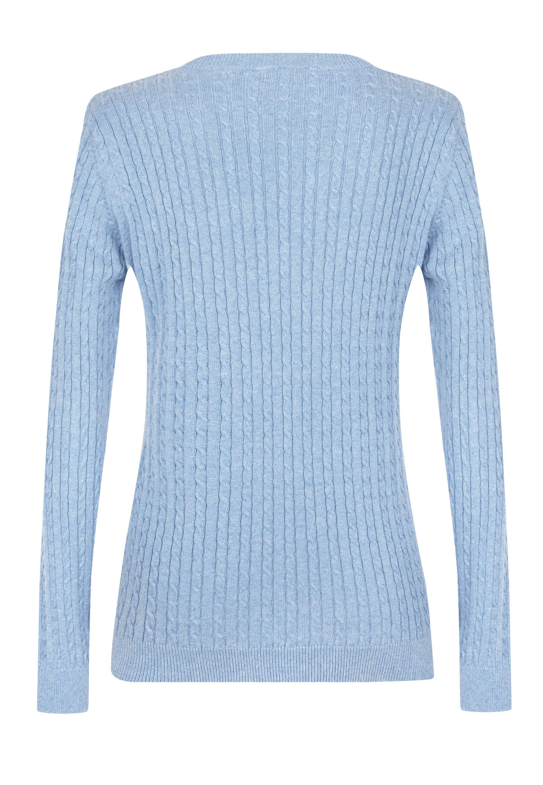 Cable Knit V-Neck Long Sleeve Pullover – Felix Hardy